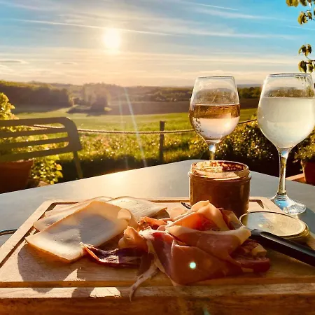 別荘 Terrasse Sur Les Coteaux Vue, Calme, Nature ヴィルヌーヴ・シュル・ロット